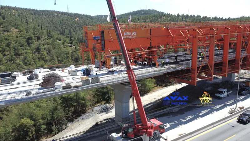 Ανύψωση μεταλλικού στοιχείου με γερανό